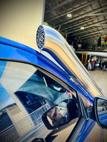 Isuzu Dmax/Mux (2021 - Present) - Short Entry DUAL Snorkels - Seamless Polished