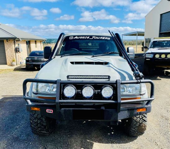 Toyota Landcruiser - 80 Series DUAL Snorkels - Basic Weld Powder Coated