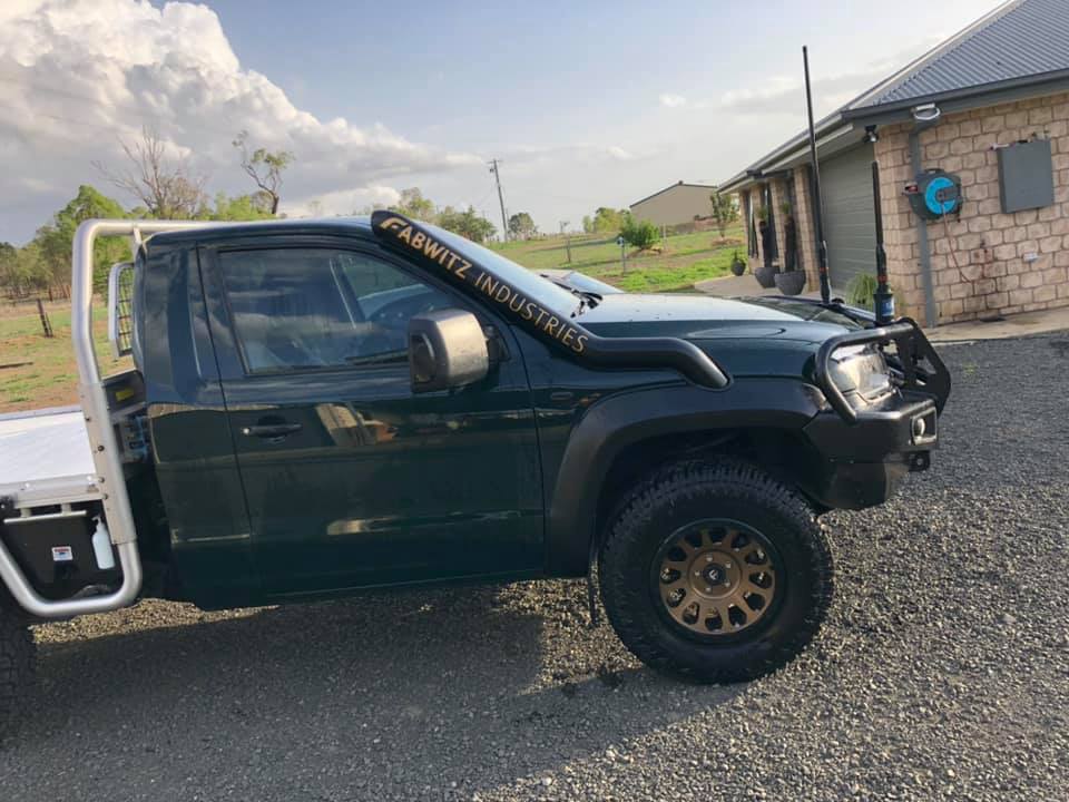 Volkswagen Amarok - Long Entry Snorkel - Basic Weld Powder Coated