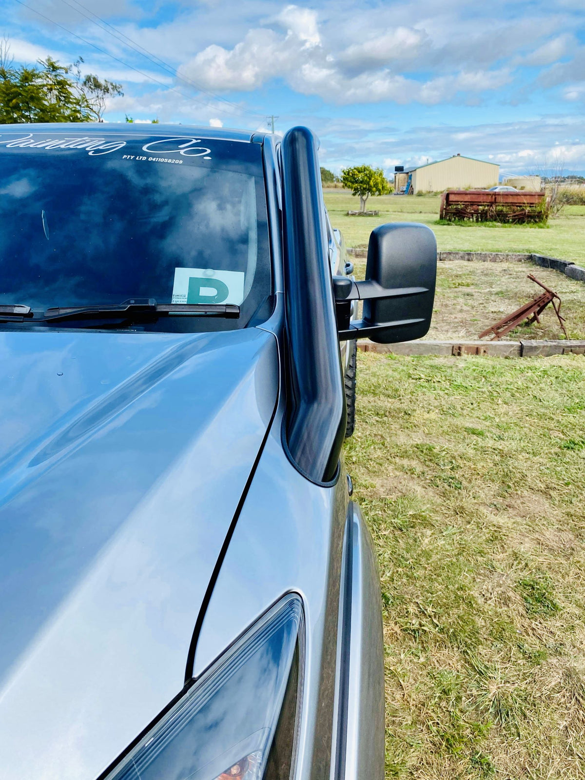 Mazda BT50 (2012 - 2020) - Mid Entry DUAL Snorkels - Seamless Powder Coated