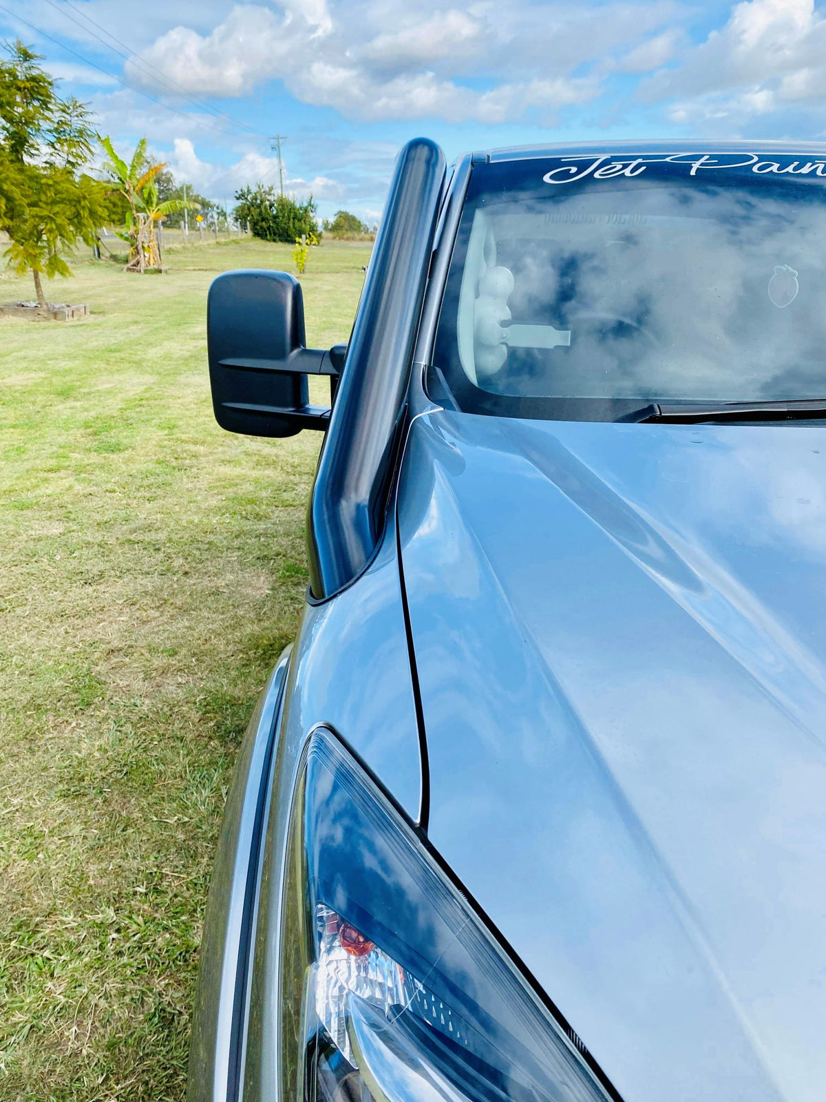 Mazda BT50 (2012 - 2020) - Mid Entry DUAL Snorkels - Seamless Powder Coated