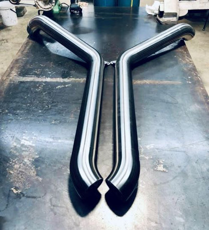 Toyota Landcruiser HDJ - 79 Series (6 Cylinder) - 4" DUAL Snorkels - Basic Weld Polished