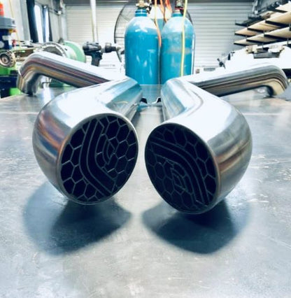 Toyota Landcruiser HDJ - 79 Series (6 Cylinder) - 4" DUAL Snorkels - Basic Weld Polished