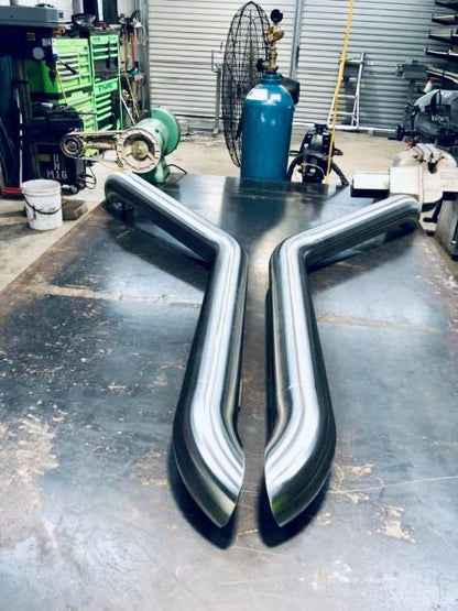 Toyota Landcruiser - 80 Series DUAL Snorkels - Basic Weld Polished