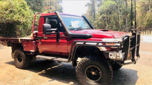 Toyota Landcruiser (2007-2023) - VDJ 79/76 Series - 4" DUAL Snorkels - Basic Weld Powder Coated