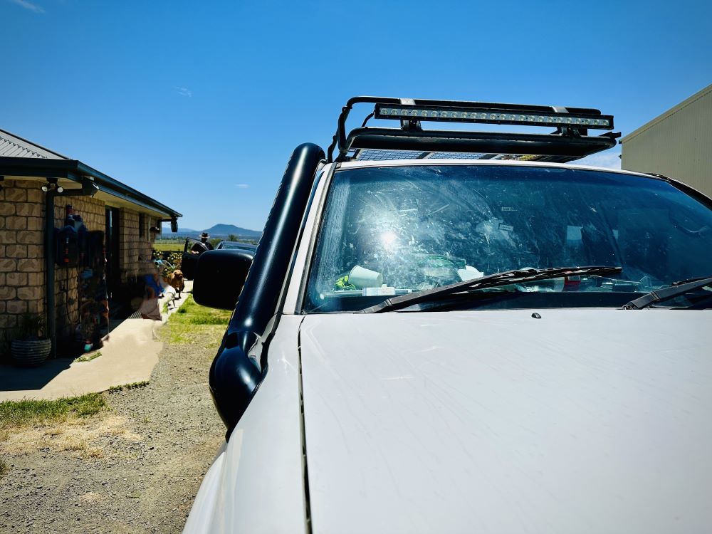 Toyota Landcruiser 100/105 Series Snorkel - Rounded Guard Entry - Seamless Powder Coated