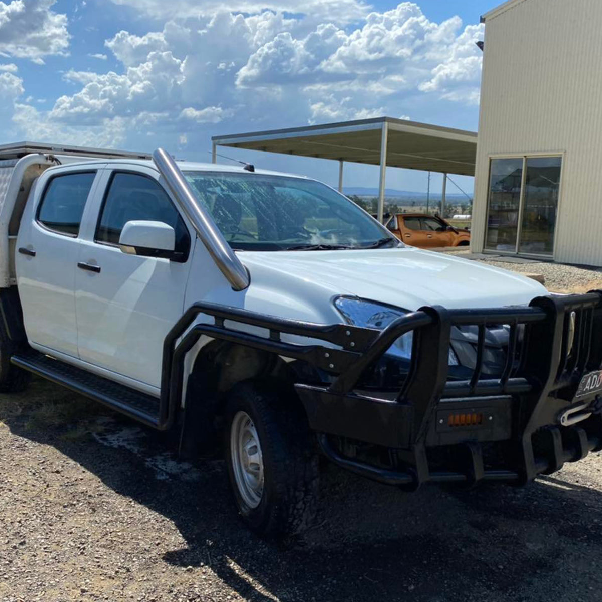 Isuzu Dmax (2012 - 2020) - Short Entry Snorkel - Basic Weld Polished