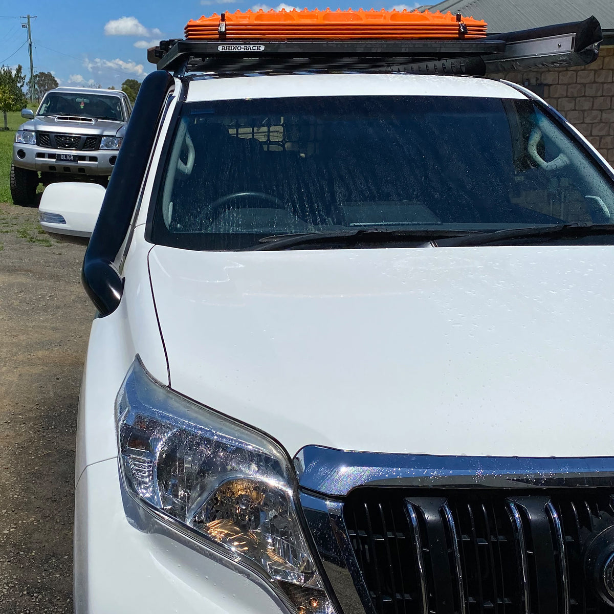 Toyota Landcruiser Prado - 150 Series - Mid Entry Snorkel - Seamless Powder Coated