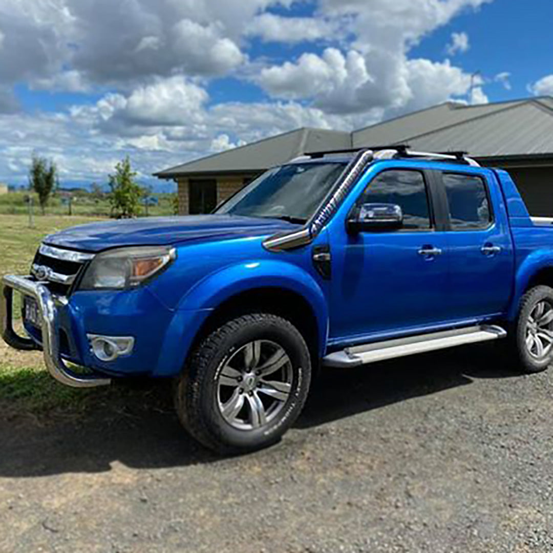 Ford Ranger - PJ/PK Mid Entry Snorkel - Seamless Polished