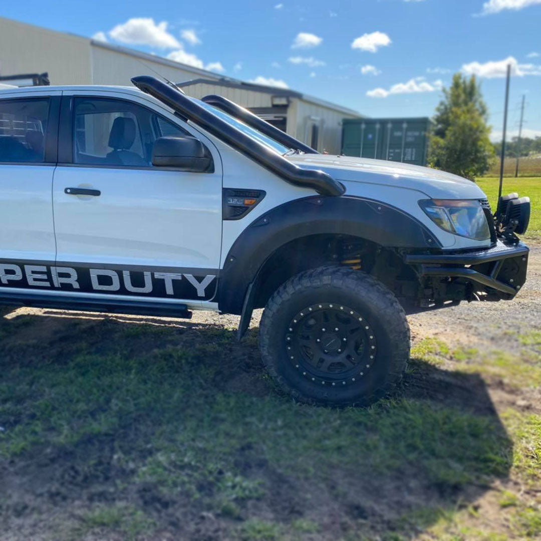 Ford PX Ranger (Bi-Turbo WildTrak) - Mid Entry Snorkel - Basic Weld Powder Coated