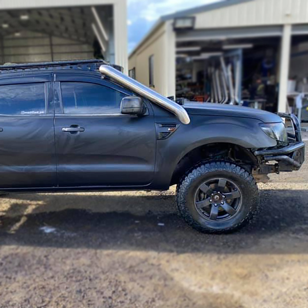 Ford PX Ranger (3.2Lt) - DUAL Short Entry Snorkels - Seamless Polished