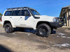 Nissan Patrol GU S1-4 - DUALS - Cover up / Rounded Guard Entry Snorkels - Seamless Powder Coated