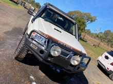 Nissan Patrol GU S1-4 - DUALS - Cover up / Rounded Guard Entry Snorkels - Seamless Powder Coated