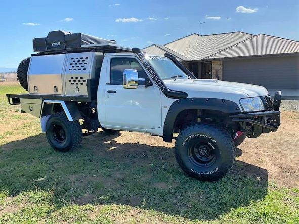 Nissan Patrol GU S1-4 - DUALS - Tapered Guard Entry Snorkels - Seamless Powder Coated