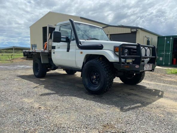 Toyota Landcruiser HDJ - 79 Series - 4" Snorkel - Seamless Powder Coated