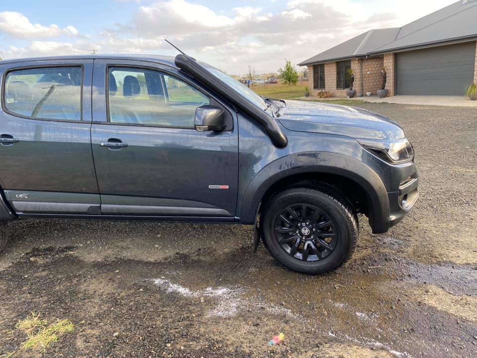 Holden Colorado RG - Standard Entry Snorkel - Basic Weld Powder Coated