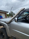 Nissan Patrol GU S4 - Tapered Guard Entry Snorkel - Seamless Polished