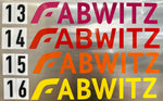 Fabwitz Vinyl Stickers