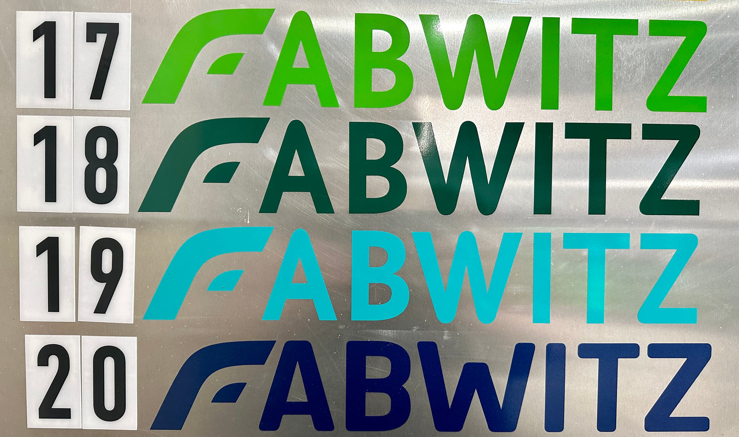 Fabwitz Vinyl Stickers
