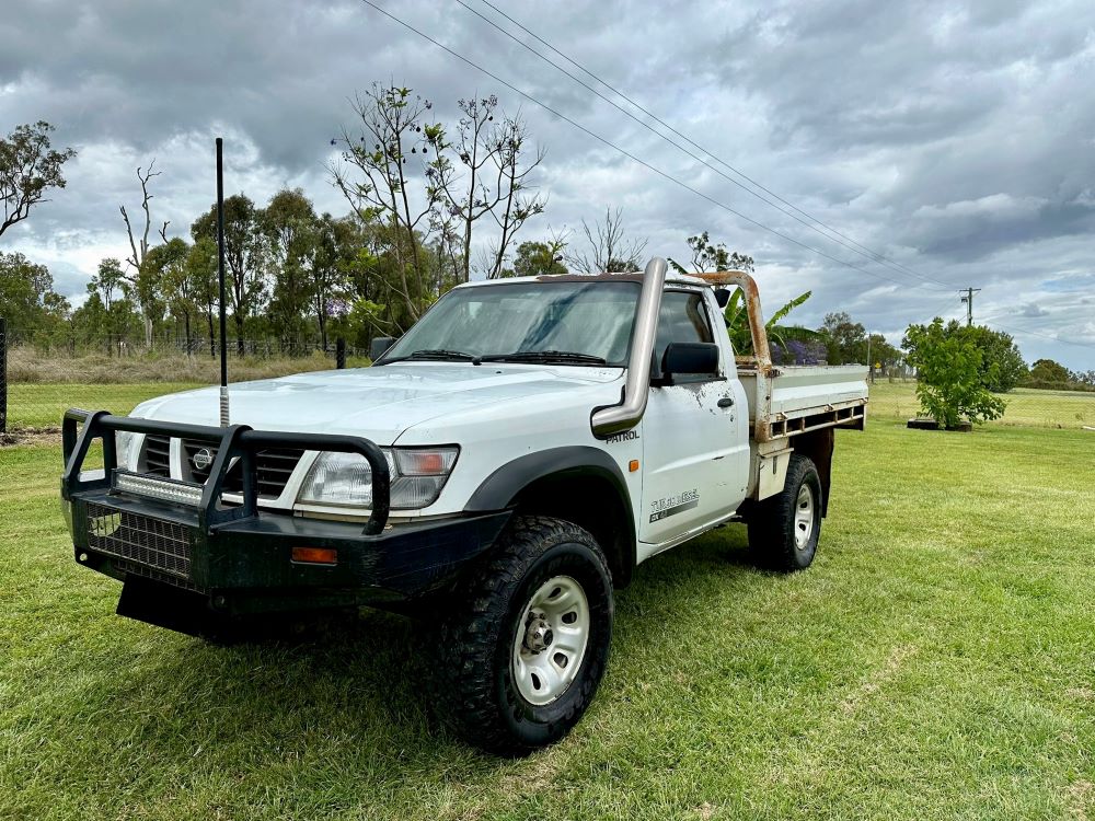 Nissan Patrol GU TB45 & TB48 - Petrol - Cover Up/Rounded Guard Entry Snorkel - Basic Weld Polished