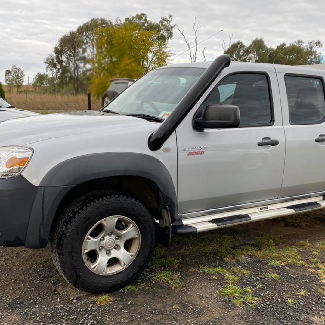 Mazda BT50 (2008 - 2011) - Short Entry Snorkel - Seamless Powder Coated