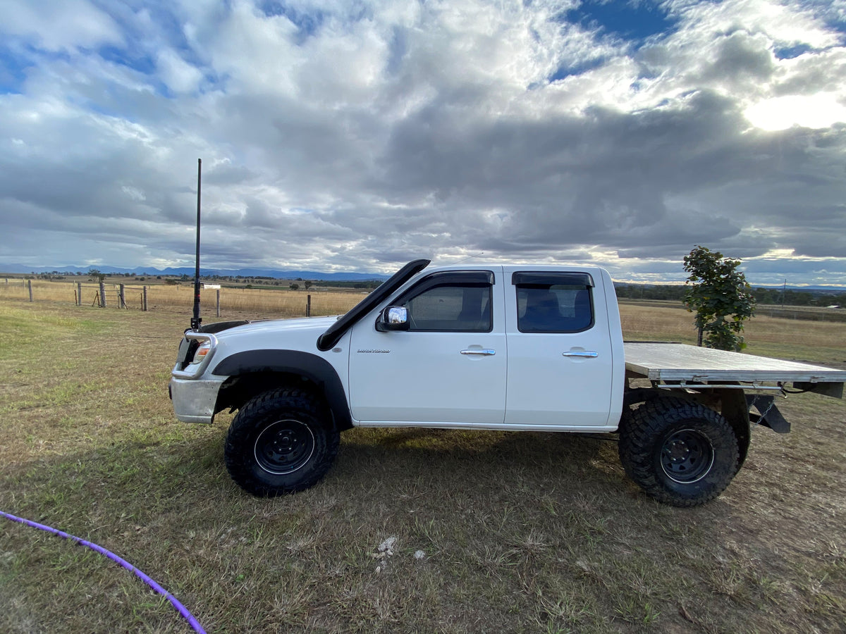 Mazda BT50 (2008 - 2011) - Short Entry Snorkel - Basic Weld Powder Coated