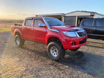 Toyota Hilux N70 - (2005 - 2014) - Cover up DUAL Snorkels - Seamless Polished