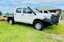 Toyota Hilux N70 - (2005 - 2014) - Short Entry DUAL Snorkels - Basic Weld Powder Coated