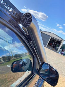Toyota Hilux N70 - (2005 - 2014) - Short Entry DUAL Snorkels - Seamless Polished