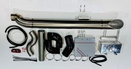 Nissan Navara (D23) NP300 - ENTRY LEVEL - Short Entry Snorkel - Basic Weld RAW