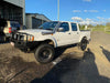 Nissan Navara D22 - Recessed/Cover Up Snorkel - Seamless Polished
