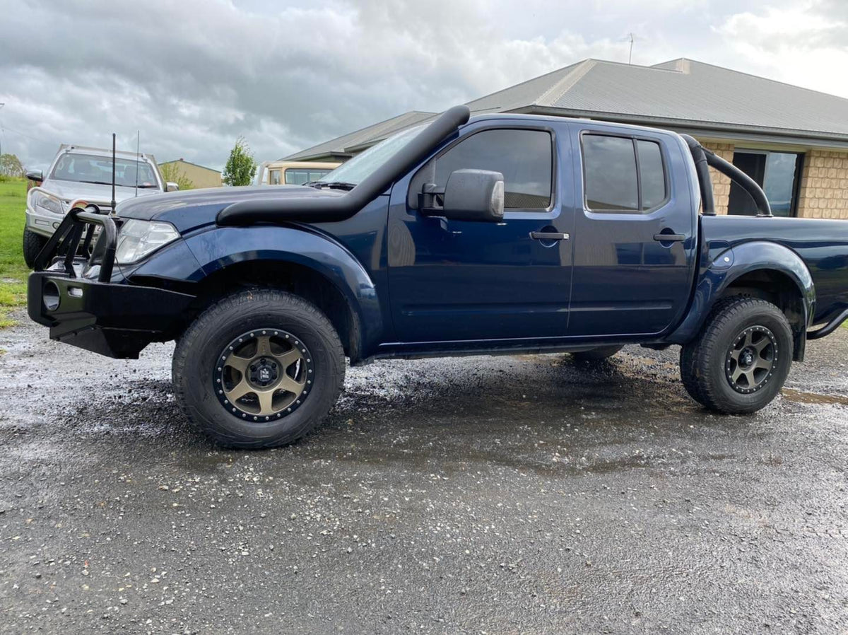 Nissan Navara D40 - Standard Entry Snorkel - Basic Weld Powder Coated