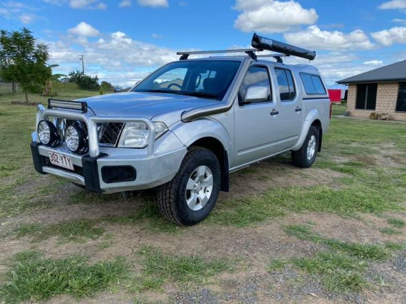 Nissan Navara D40 - Standard Entry Snorkel - Basic Weld Polished