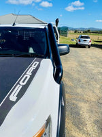 Ford PX Ranger (3.2Lt) - Mid Entry DUAL Snorkels - Seamless Powder Coated