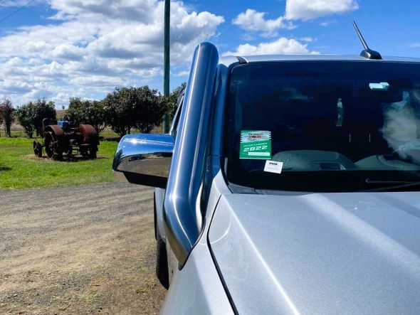 Holden Colorado RG - Short Entry Snorkel - Seamless Polished
