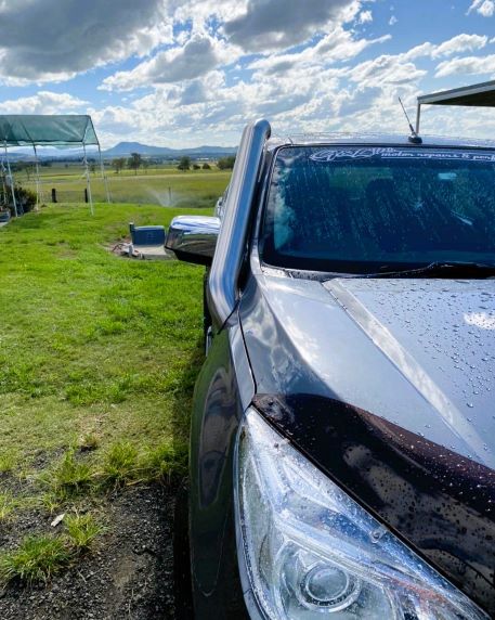 Holden Colorado RG - Short Entry Snorkel - Seamless Polished