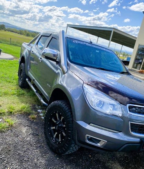 Holden Colorado RG - Short Entry Snorkel - Seamless Polished