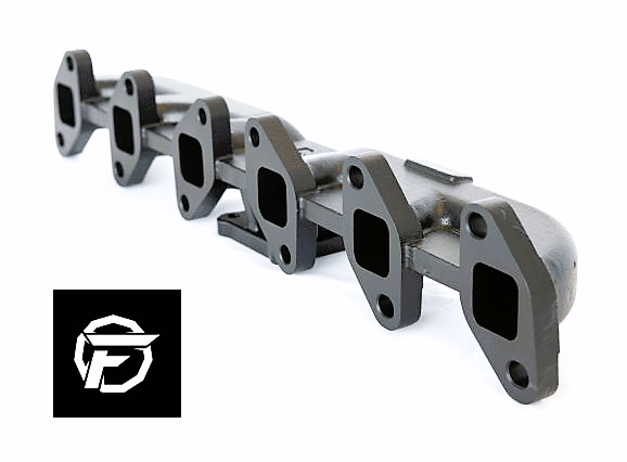 Toyota 1HZ Exhaust Manifold - with CT26 Turbocharger Flange