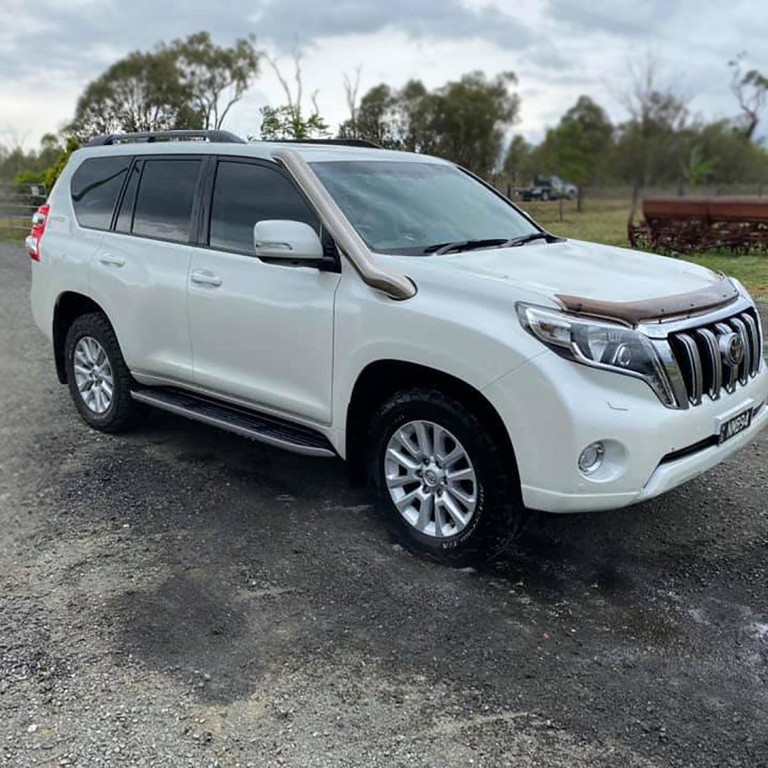 Toyota Landcruiser Prado - 150 Series - Mid Entry Snorkel - Seamless Polished