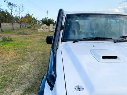 Nissan Patrol GQ - Standard Long Entry DUAL Snorkels - Seamless Powder Coated