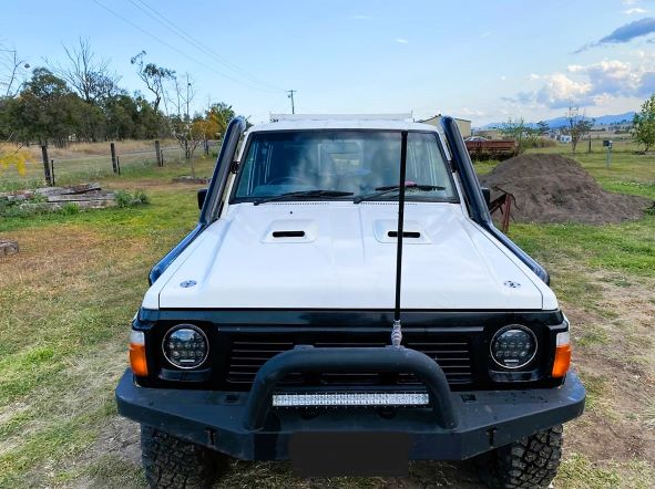 Nissan Patrol GQ - Standard Long Entry DUAL Snorkels - Seamless Powder Coated