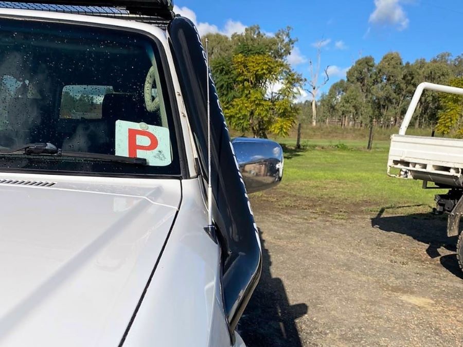 Nissan Patrol GU TB45 & TB48 - Petrol - Tapered Guard Entry Snorkel - Seamless Powder Coated