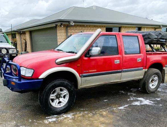 Holden Rodeo TF Snorkel - Seamless Polished