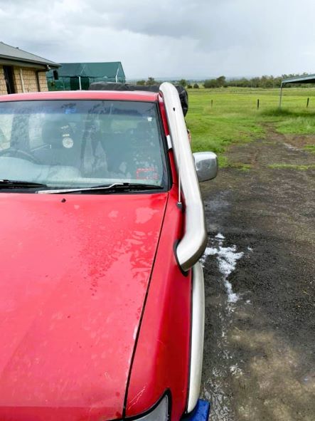 Holden Rodeo TF Snorkel - Seamless Polished