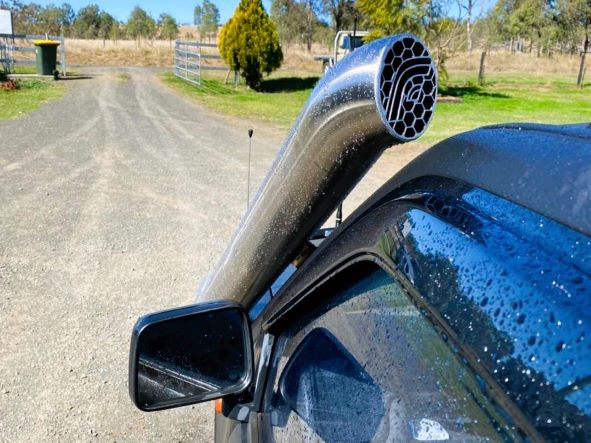 Holden Rodeo TF Snorkel - Basic Weld Polished