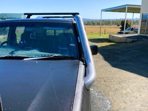 Holden Rodeo TF Snorkel - Basic Weld Polished