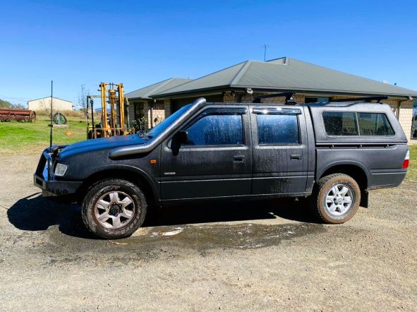 Holden Rodeo TF Snorkel - Basic Weld Polished